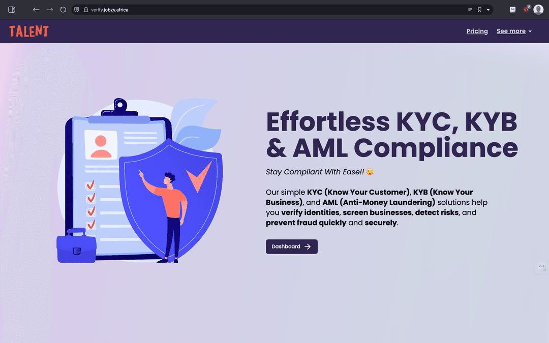 Talanta KYC, KYB & AML
